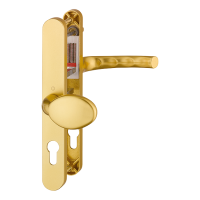 HOPPE UPVC Lever / Moveable Pad Door Furniture 76G/3633N/3623N/1710 92mm/62mm Centres Gold