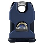 SQUIRE SS50CP5 Stronghold Steel 5 Pin Closed Shackle Padlock KD Visi