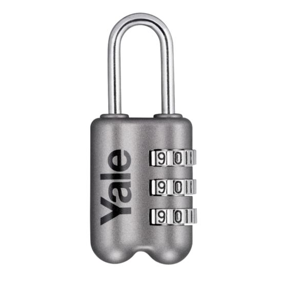 YALE YP2 Open Shackle Combination Padlock Grey - Click Image to Close