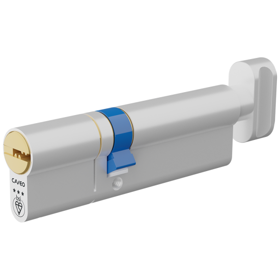 CAVEO TS007 3* Key & Turn Euro Dimple Cylinder 100mm 40(Ext)/60 (35/10/55T) KD - Click Image to Close