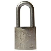LINCE Nautic Brass Body Corrosion Resistant Long Shackle Padlock 30mm