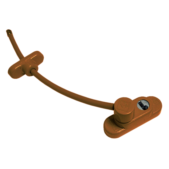 PENKID WSR200 Ventilation Window Restrictor Tan P8003 - Click Image to Close