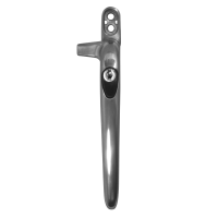 SECURISTYLE Virage Offset Cockspur Espag Handle 9mm - RH - Locking - Silver