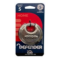 DEFENDER By Squire Combination Disc Padlock Carded
