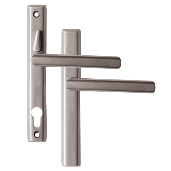 LOXTA Stealth Lever Handle (Blank External) - 211mm 92PZ Single Locking Brushed Silver - Click Image to Close