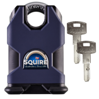 SQUIRE SS50CS Elite Dimple Cylinder Closed Shackle Padlock KD Boxed