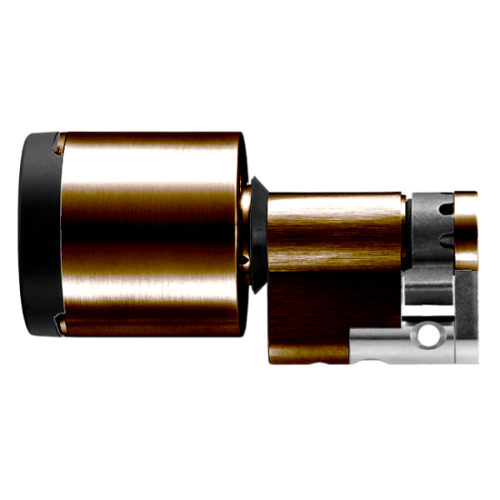 EVVA AirKey Euro Half Proximity Cylinder Sizes 31mm to 92mm Patina Brown (Bronze) - Click Image to Close