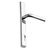 MILLENCO Lever/Lever Sprung Handle 117mm Centres Polished Silver