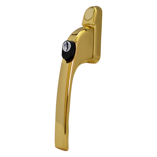 CHAMELEON Adaptable Inline Window Espag Handle (15mm - 55mm) Polished Brass - Click Image to Close