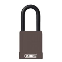 ABUS 74 Series Lock Out Tag Out Coloured Aluminium Padlock Brown