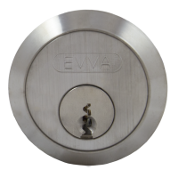 EVVA EPSnp AZG Rim Cylinder Keyed To Differ 44BE1 NP