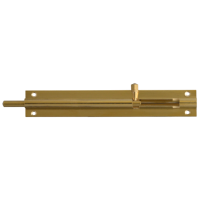 ASEC Brass 25mm Wide Straight Barrel Bolt 152mm Visi