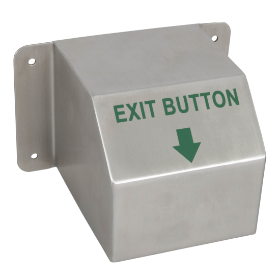 RGL Exit Button Cover SSBC120 Stainless Steel - Click Image to Close