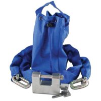 ASEC Sliding Shackle Padlock & Chain Set 1.5m Chain, 85mm Sliding Shackle Padlock and Bag