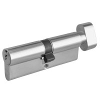 ASEC 6-Pin Euro Key & Turn Cylinder 80mm 40/T40 (35/10/T35) KD NP Visi