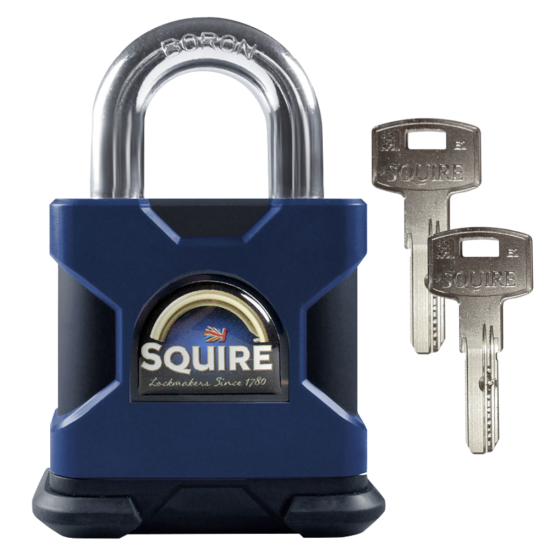 SQUIRE SS50S Elite Dimple Cylinder Open Shackle Padlock KD Boxed - Click Image to Close