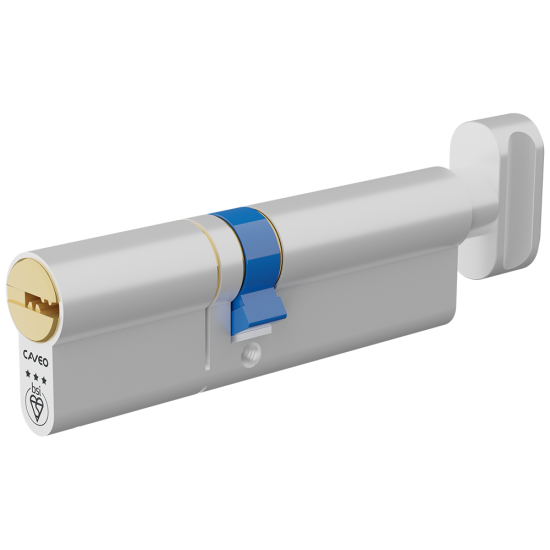 CAVEO TS007 3* Key & Turn Euro Dimple Cylinder 100mm 45(Ext)/55 (40/10/50T) KD - Click Image to Close