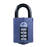 SQUIRE CP50 Series 50mm Steel Shackle Combination Padlock 50mm Boxed