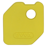 EVVA EPS Coloured Key Caps Yellow 0043522558