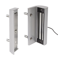 LOCINOX Surface Mounted MAGMAG3000 Electromagnetic Gate Lock Without Handle Silver