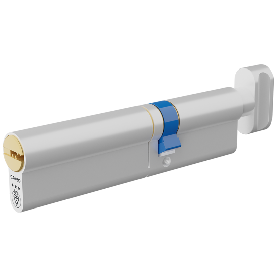 CAVEO TS007 3* Key & Turn Euro Dimple Cylinder 120mm 75(Ext)/45 (70/10/40T) KD - Click Image to Close