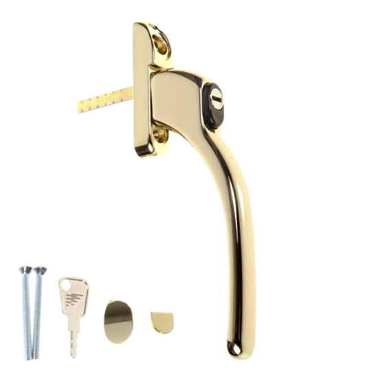 FAB & FIX Connoisseur In Line Espag Handle Gold - Click Image to Close
