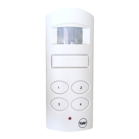 YALE Wireless Shed and Garage Alarm White