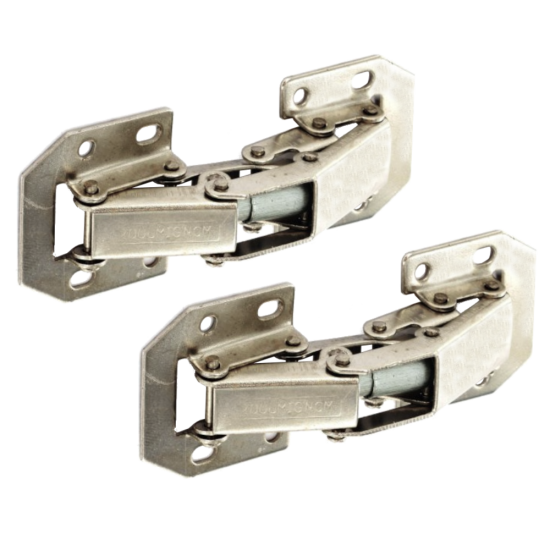 ASEC Easy On Sprung Cabinet Hinge (1 Pair) 105mm BZP - Click Image to Close