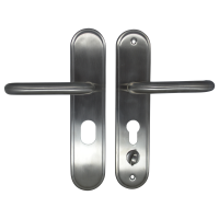 HOOPLY 918902 Security Container Door Handle With Cylinder Cover (Euro Profile) Left Hand