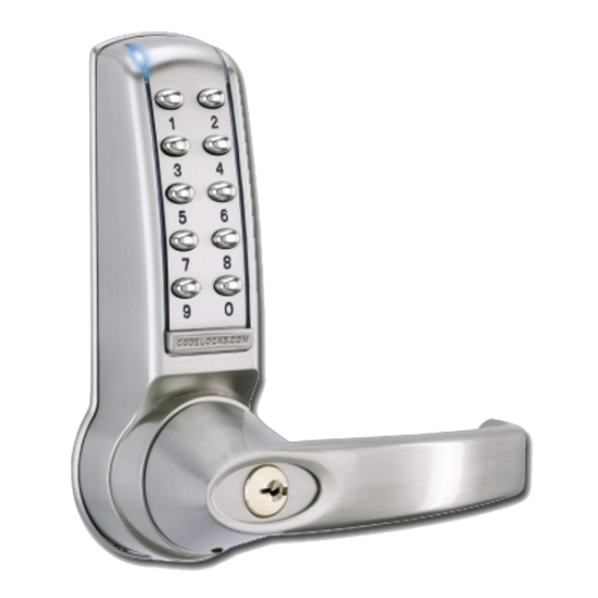 CODELOCKS CL4020 Battery Operated Digital Lock CL4020 Lever Operated - Click Image to Close