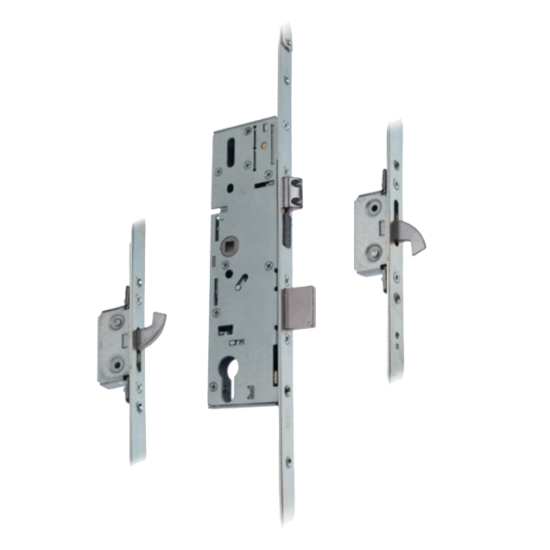 ERA 6345 / 9345 Lever Operated Latch & Dead - 2 Adjustable Hooks (Timber Door) Takes Euro Cylinder - Click Image to Close