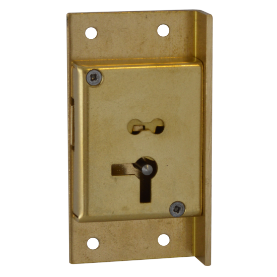 ASEC 61 2 Lever Cut Cupboard Lock 76mm SB KD RH - Click Image to Close