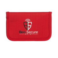 BEE-SECURE RFID Key Pouch - Polyester Red