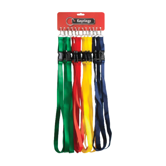 ASEC Assorted Coloured Lanyards Assorted Coloured Lanyards - Click Image to Close
