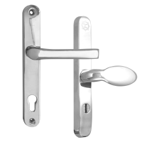 MILA Kite Secure PAS24 2 Star 240mm Lever/Pad Door Furniture 92/62 Centres Chrome (Bagged)