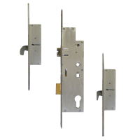 FULLEX Crimebeater 20mm Lever Operated Latch & Deadbolt Twin Spindle - 2 Hook 45/92-62 - 20mm Faceplate