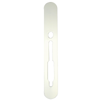 SASHSTOP Torchguard Door Handle Protector Discreet 300mm x 40mm Short Below/Below White 224201