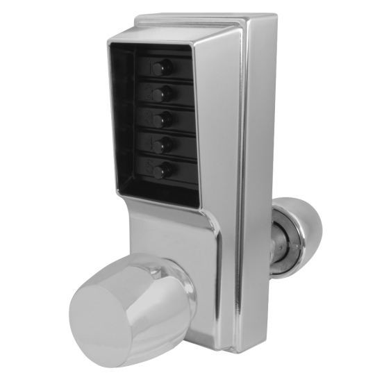 DORMAKABA Simplex 1000 Series 1031 Knob Operated Digital Lock With Passage Set SC 1031-26D - Click Image to Close
