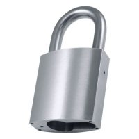 EVVA HPM Open Shackle Padlock Without Cylinder With 30mm Shackle Housing