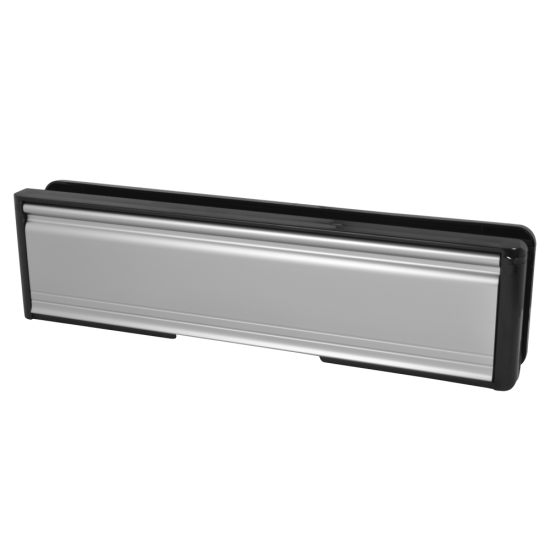 WELSEAL UPVC Letter Box 20-40 - 265mm Wide Silver - Click Image to Close