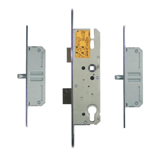 KFV Lever Operated Latch & Deadbolt Long Version - 2 Round Bolt 45/92 - 16mm Faceplate - Click Image to Close