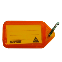 KEVRON ID38 Tags Bag of 50 Fluorescent Fluorescent Orange x 50