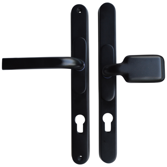CHAMELEON Pro XL Lever/Pad 59-96mm Centres Adaptable Handle Black - Click Image to Close