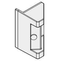 EXIDOR 406B Centre Latch Keep To Suit 400 Series With Rebated And Single Doors 406B