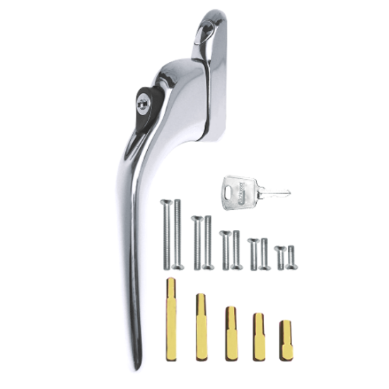 ASEC Multi-Spindle Espag Handle Repair Kit Polished Chrome - Click Image to Close