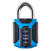 SQUIRE CP50/ATLS - All Terrain Stainless Steel Shackle Combination Padlock Open Shackle