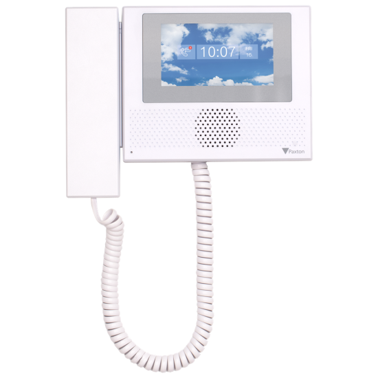 PAXTON Standard Entry Monitor 337-282 - Monitor With Handset - Click Image to Close