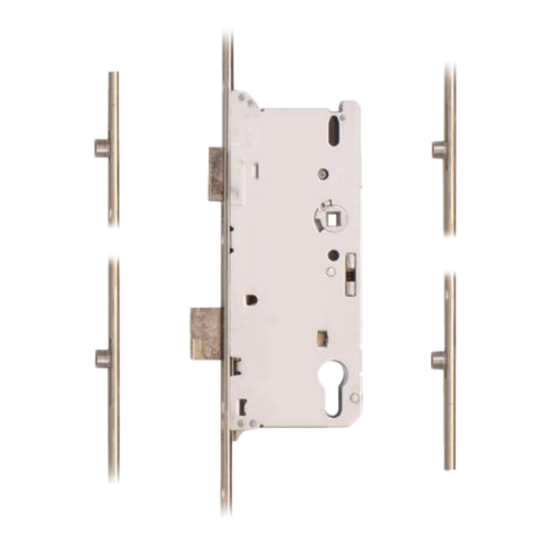 FUHR Lever Operated Latch & Deadbolt - 4 Roller 45/92 - Click Image to Close