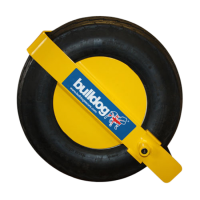 BULLDOG Trailclamp To Suit Small Trailers TC350 Suits Tyres 195mm Width 254mm Rim Diameter