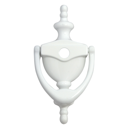 AVOCET Door Knocker Cut For Viewer White - Click Image to Close